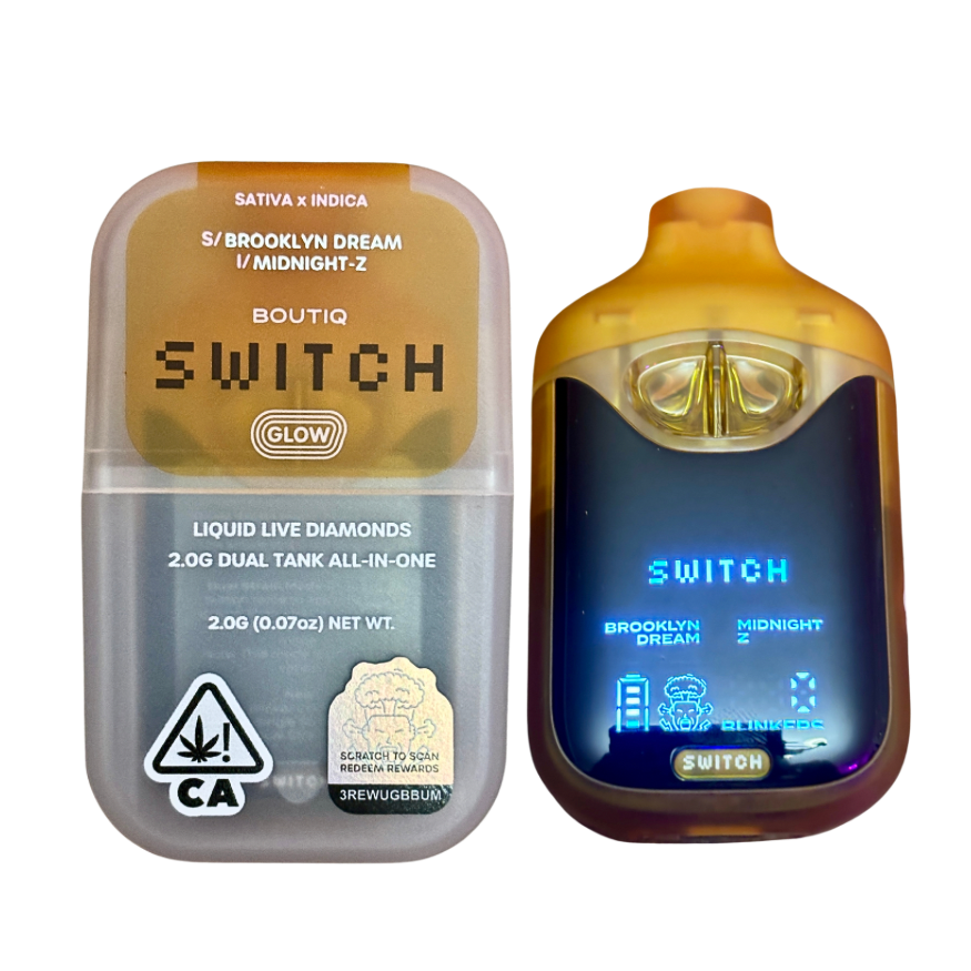 BOUTIQ SWITCH - GLOW EDITION 
“BROOKLYN DREAM" x "MIDNIGHT- Z"