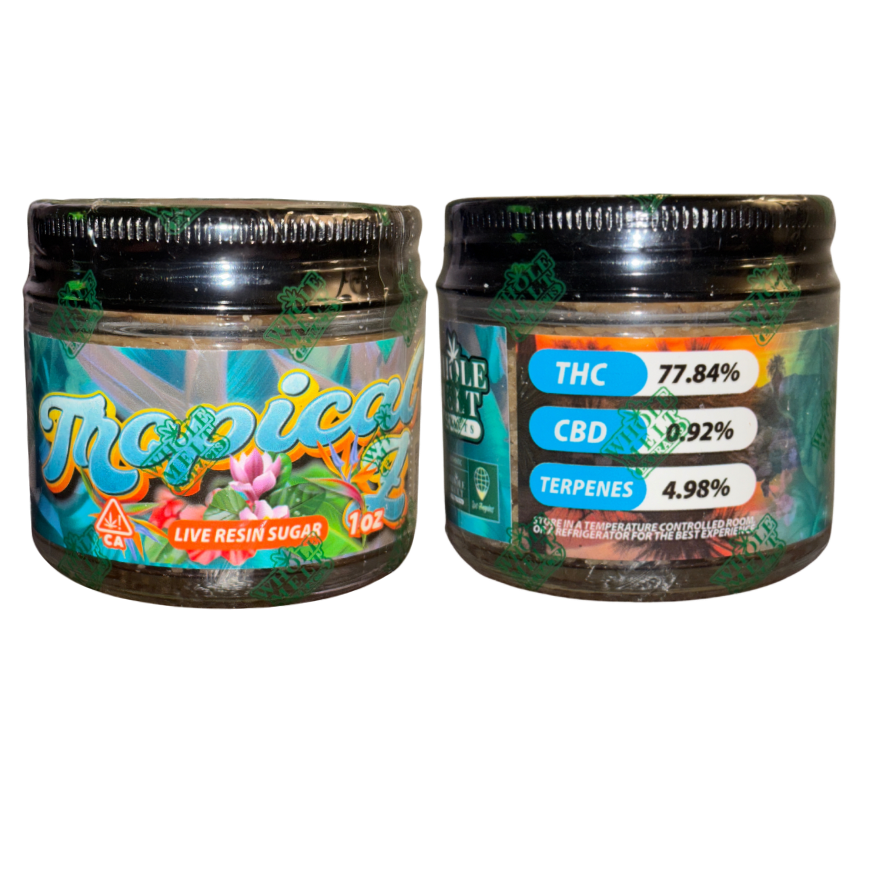 WHOLE MELTS 1oz LIVE RESIN SUGAR OASIS EDITION