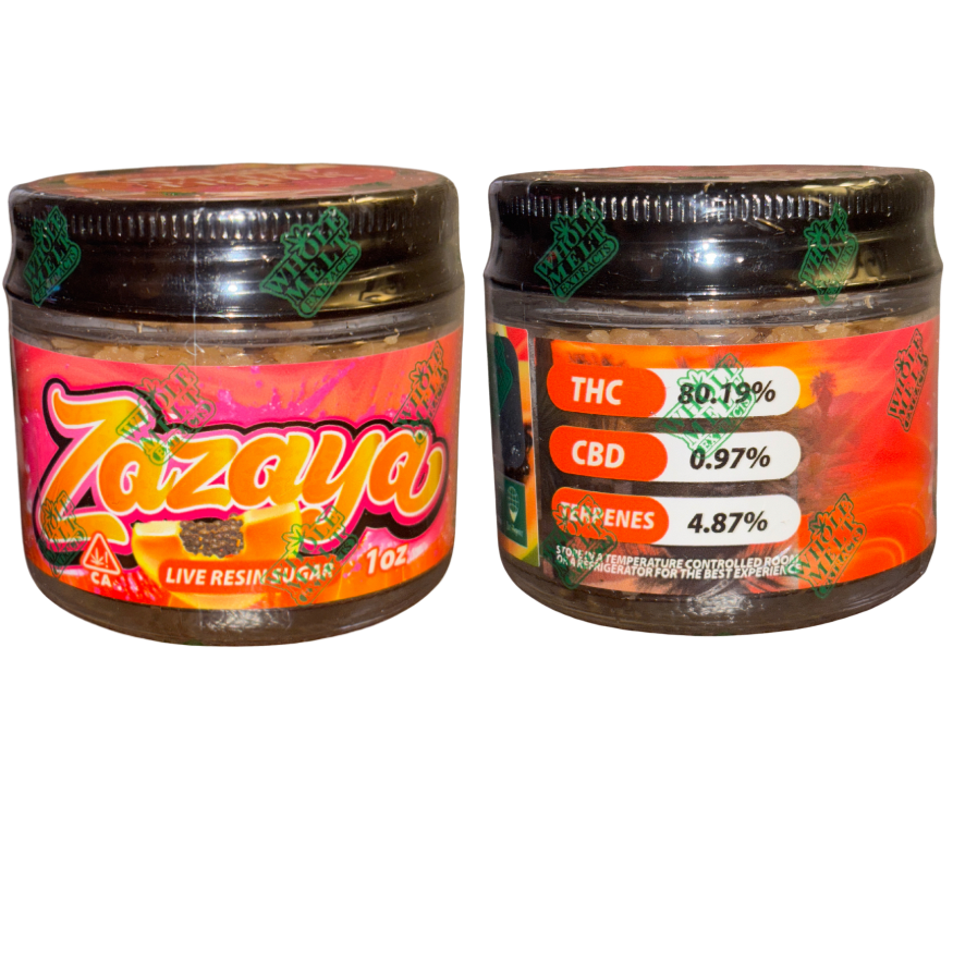 WHOLE MELTS 1oz LIVE RESIN SUGAR OASIS EDITION