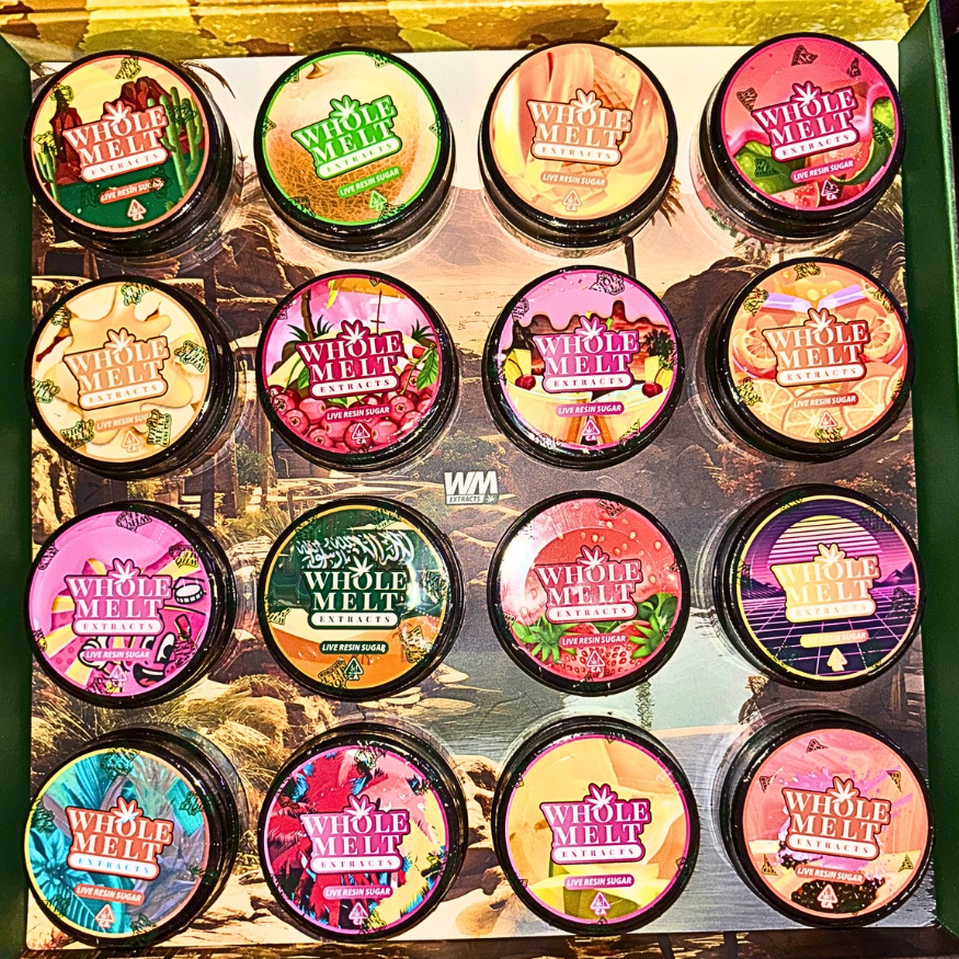 WHOLE MELTS 1oz LIVE RESIN SUGAR OASIS EDITION