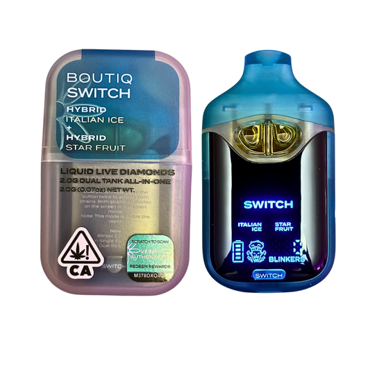 BOUTIQ SWITCH V4 "ITALIAN ICE" x "STAR FRUIT" 2G DUAL TANK DISPOSABLE
