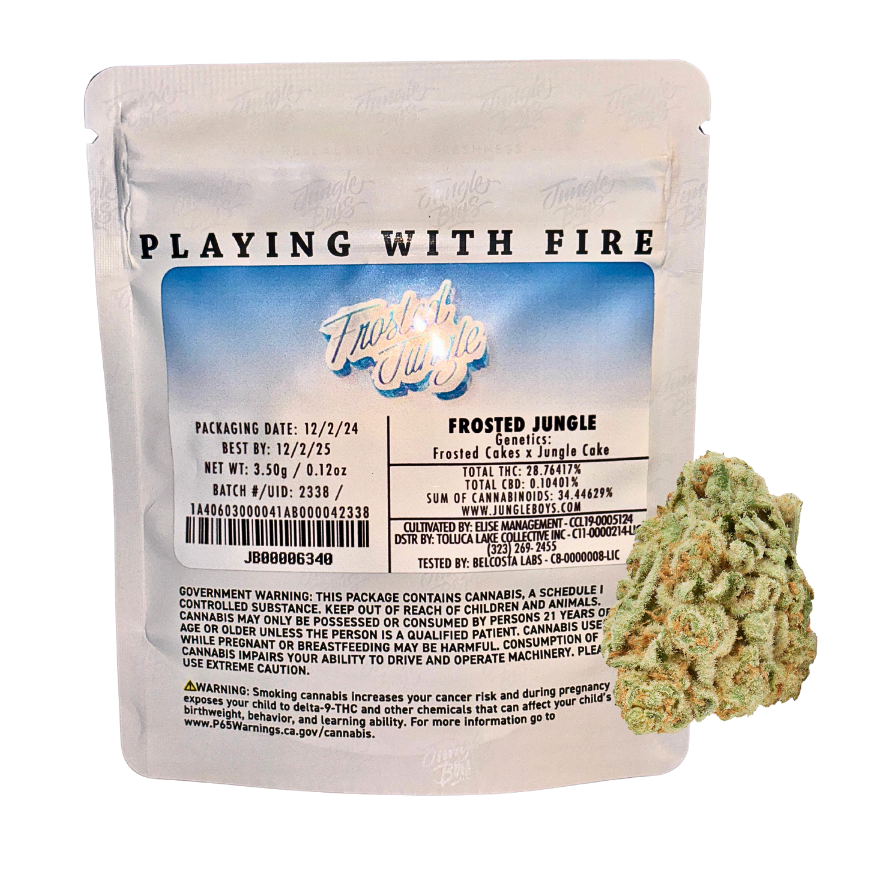 JUNGLE BOYS FROSTED JUNGLE HYBRID CANNABIS FLOWER 3.5G