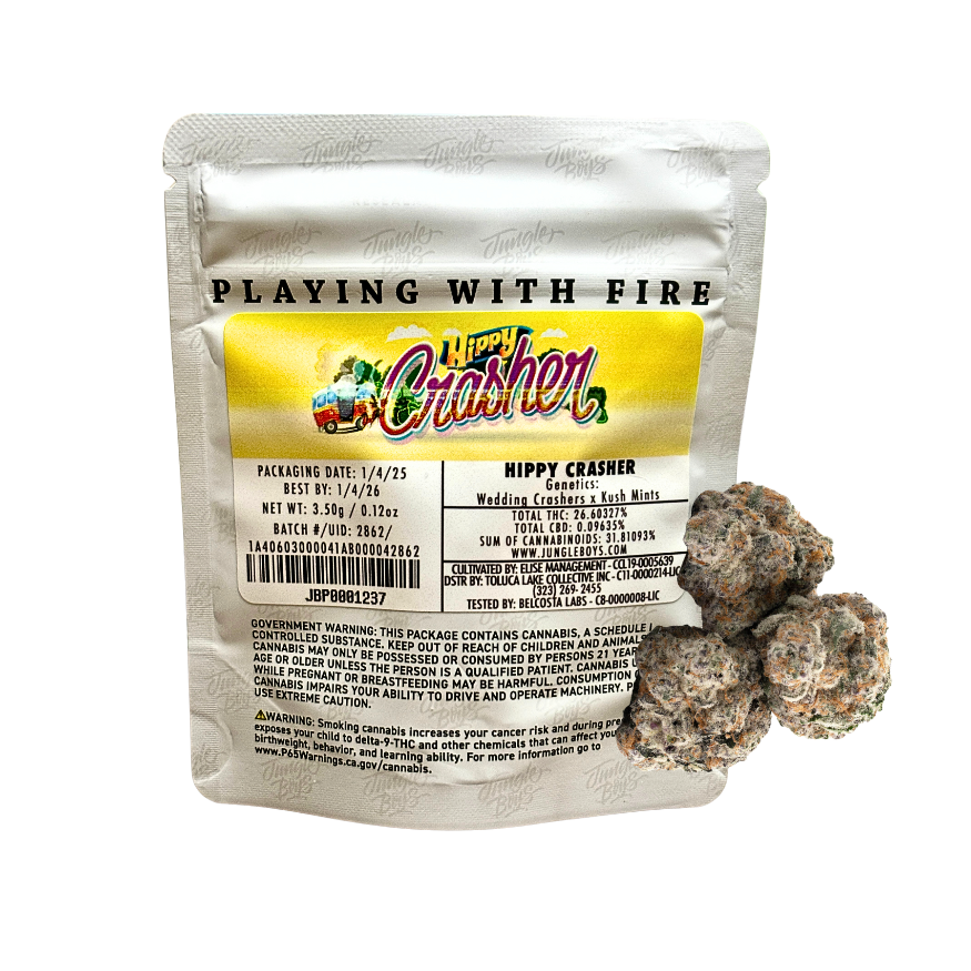 JUNGLE BOYS HIPPIE CRASHER HYBRID CANNABIS STRAIN