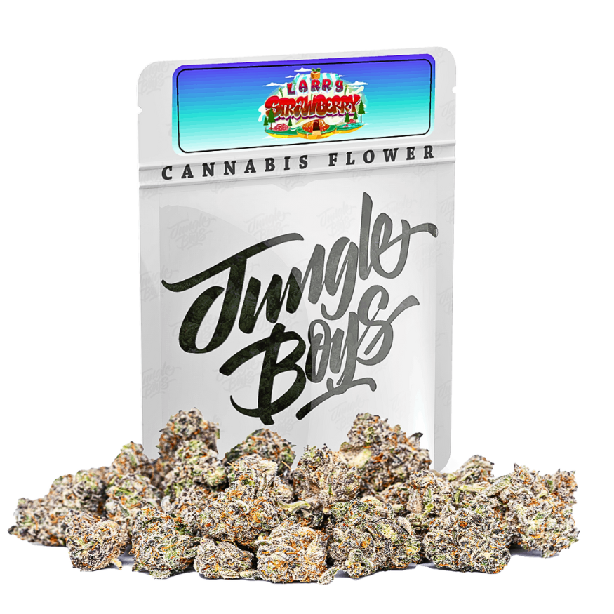 JUNGLE BOYS LARRY STRAWBERRY HYBRID CANNABIS FLOWER 3.5G $50