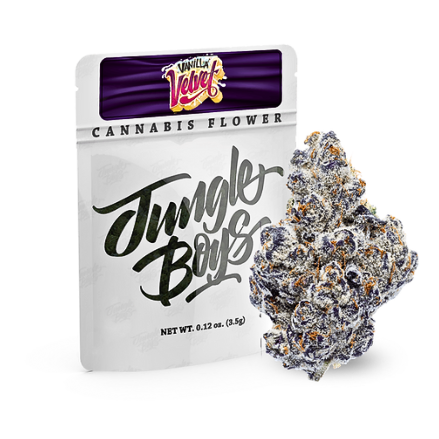 JUNGLE BOYS VANILLA VELVET HYBRID CANNABIS STRAIN 3.5G $50