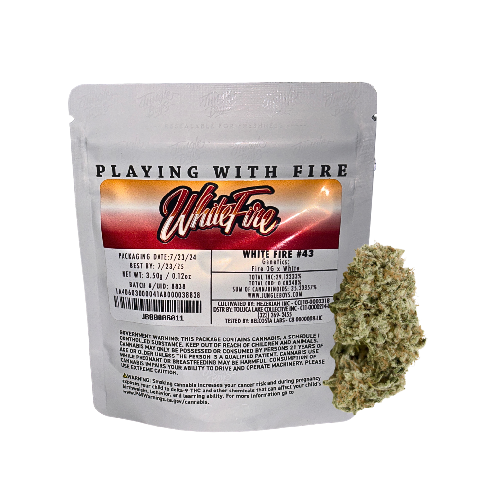 Jungle Boys White Fire #43 hybrid cannabis flower 3.5g