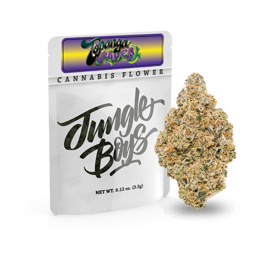 Jungle Boys grape Topanga hybrid cannabis flower 3.5g