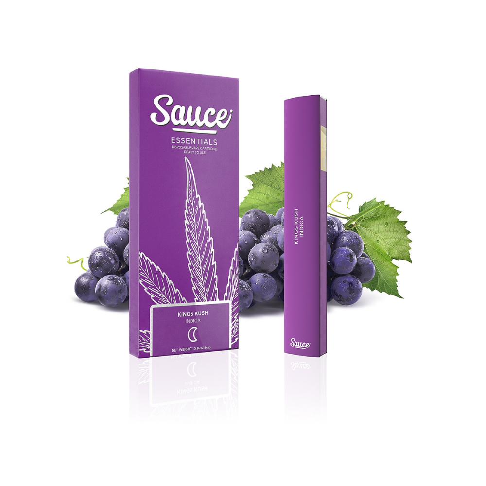 SAUCE ESSENTIALS 1 GRAM DISPOSABLE PEN KINGS KUSH INDICA