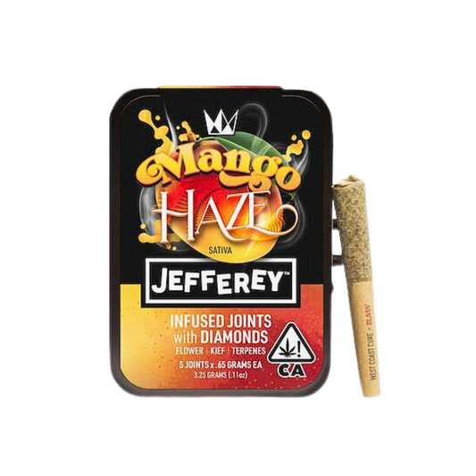 THE JEFFEREY MANGO HAZE SATIVA INFUSED PRE-ROLL MULTI PACK 