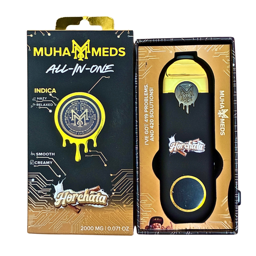 MUHA MEDS “HORCHATA” 2G DISPOSABLE; INDICA STRAIN