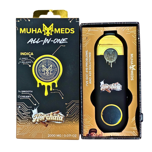MUHA MEDS “HORCHATA” 2G DISPOSABLE; INDICA STRAIN