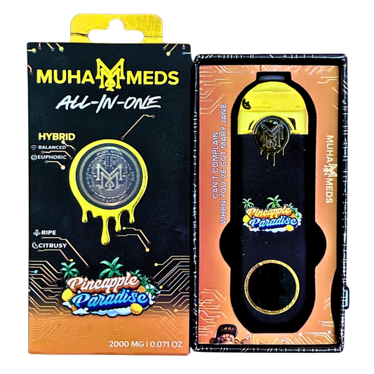 MUHA MEDS “PINEAPPLE PARADISE” 2G DISPOSABLE; HYBRID STRAIN 