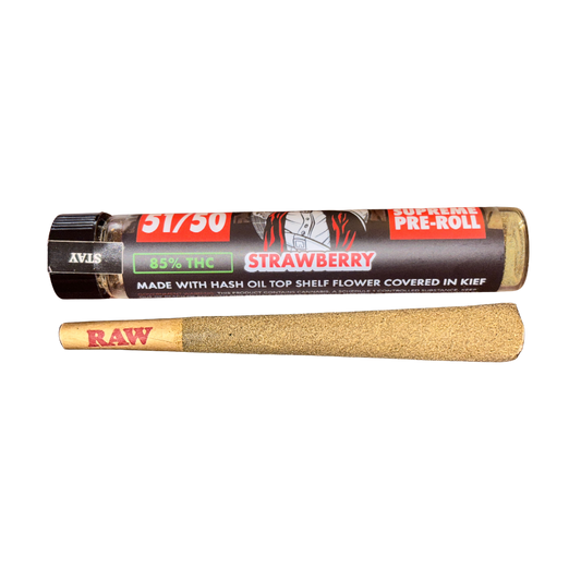 NINE LIVEZ x 51/50 2G HASH OIL INFUSED 2G PRE-ROLL; SATIVA STRAIN