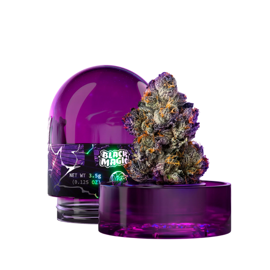 Wizard Trees "Black Magic" indoor grown fresh flower; hybrid strain
