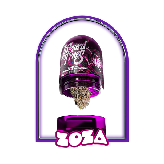 Wizard Trees "Zoza" indoor grown fresh flower; hybrid strain