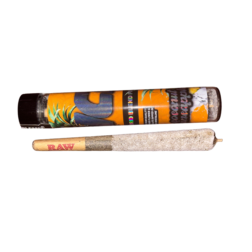 NINE LIVEZ x 51/50 ICE EDITION "COCONUT PINEAPPLE" 2G INFUSED PRE-ROLL;HYBRID STRAIN