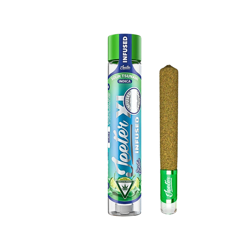 JEETER XL SOUR TSUNAMI INFUSED 2G PRE-ROLL; INDICA STRAIN