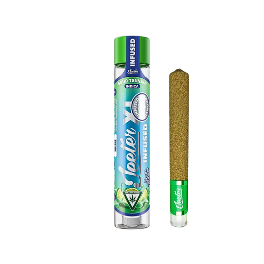 JEETER XL SOUR TSUNAMI INFUSED 2G PRE-ROLL; INDICA STRAIN