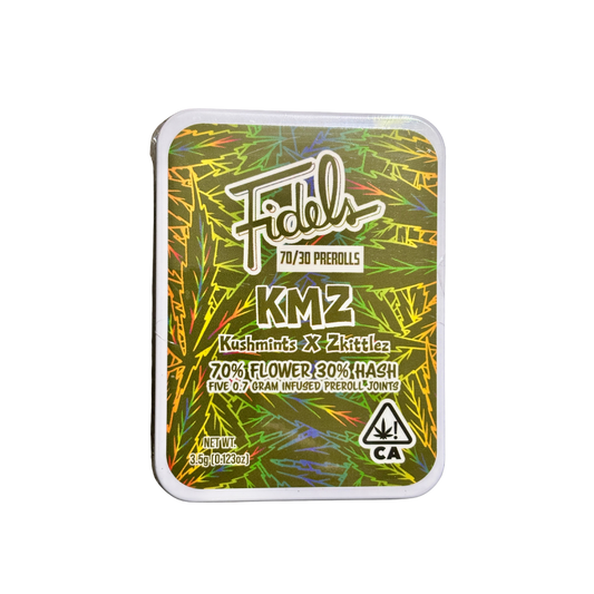 FIDELS 70/30 "KUSHMINTS X ZKITTLEZ" HASH INFUSED PRE-ROLLS