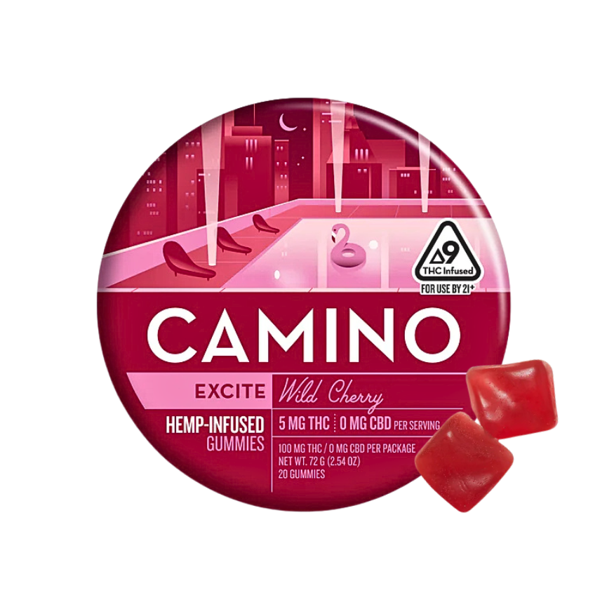 CAMINO WILD CHERRY THC INFUSED GUMMIES