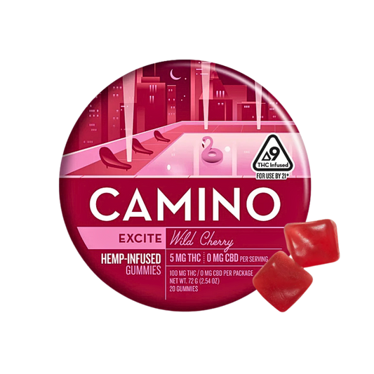 CAMINO WILD CHERRY THC INFUSED GUMMIES