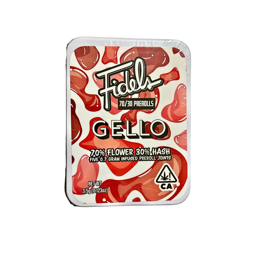 FIDELS 70/30 "GELLO" HASH INFUSESD PRE-ROLLS