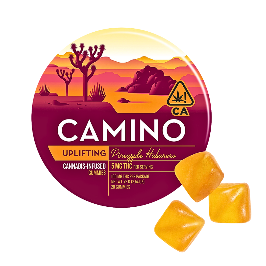 CAMINO PINEAPPLE HABANERO UPLIFTING THC INFUSED GUMMIES