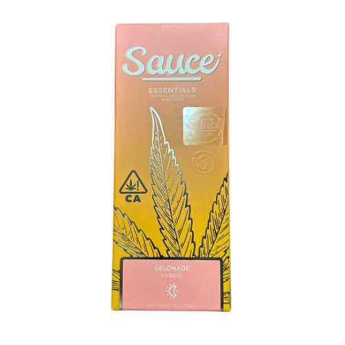 SAUCE ESSENTIALS 1G DISPOSABLE VAPE PEN HYBRID GELONADE\