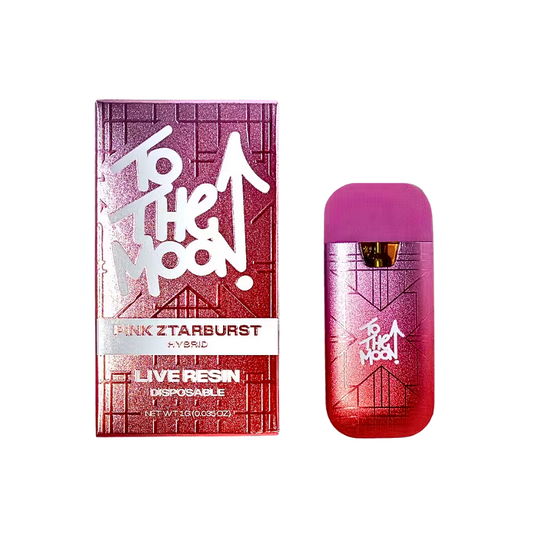 To the Moon pink Ztarburst live resin disposable vape