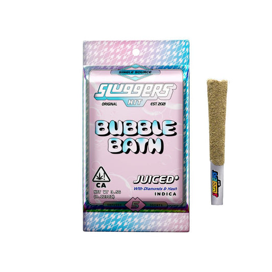 SLUGGERS HIT BUBBLE BATH INDICA INFUSED PRE-ROLL MULTI-PACK